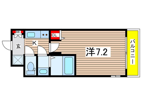 AILE南武庫之荘westの物件間取画像